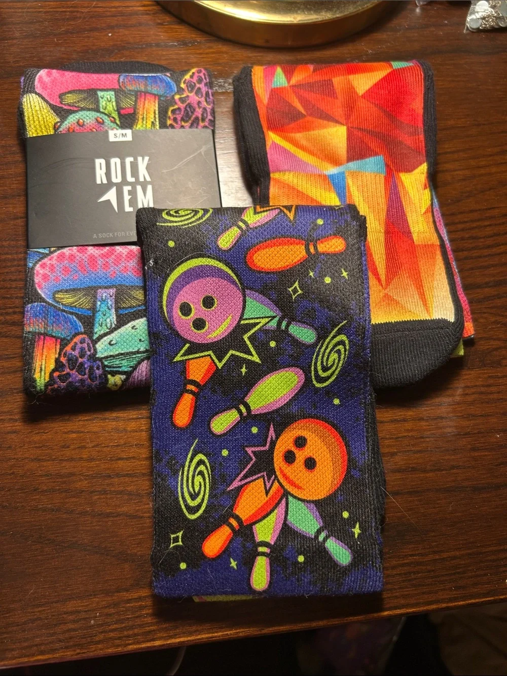 Rock Em Graphic Socks - Multicolor